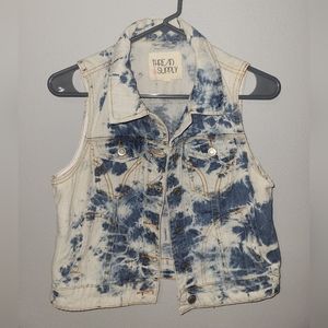 Jean bleach vest